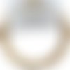 Tambour à broder en bois 8cm avec vis de serrage en laiton bohin 98634