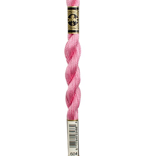 Echeveau coton perlé dmc n°5 col 604