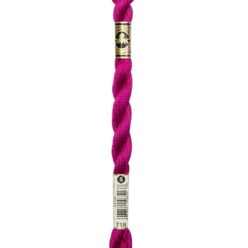 Echeveau coton perlé dmc n°5 col 718