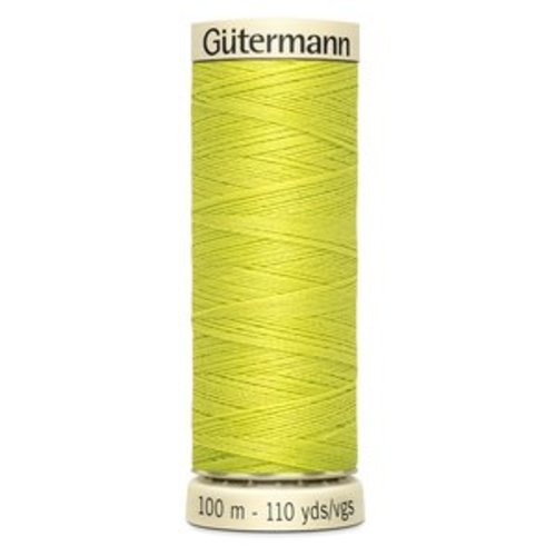 Fil coudre fil gutermann 100 mètres vert anis col. 334