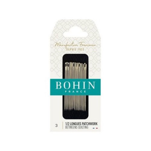 Aiguilles courtes pour patchwork n°3 bohin 00310