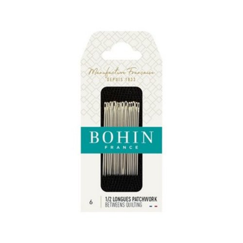 Aiguilles courtes pour patchwork n°6 bohin 00316