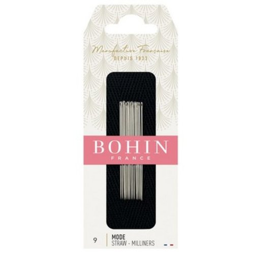 Aiguilles à bâtir et à froncer (mode) n°9 bohin 00621