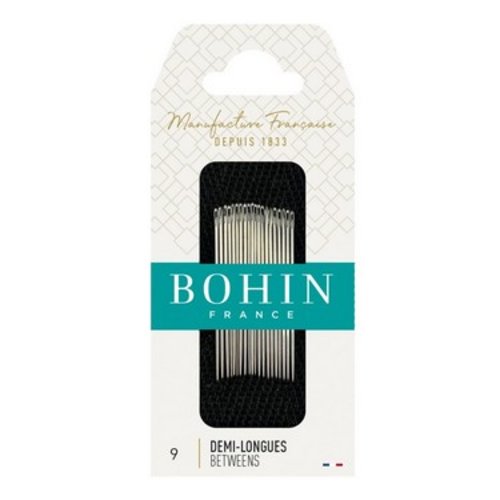 Aiguilles courtes pour patchwork n°9 bohin 00321