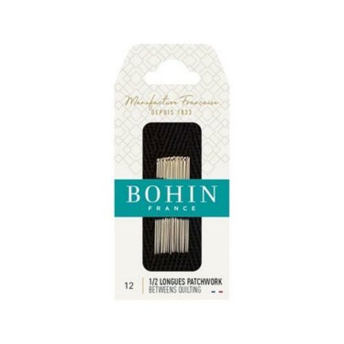 Aiguilles courtes pour patchwork n°12 bohin 00324