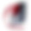 10m sangle rouge pour sacs de randonnées largeur 25mm prym 965163
