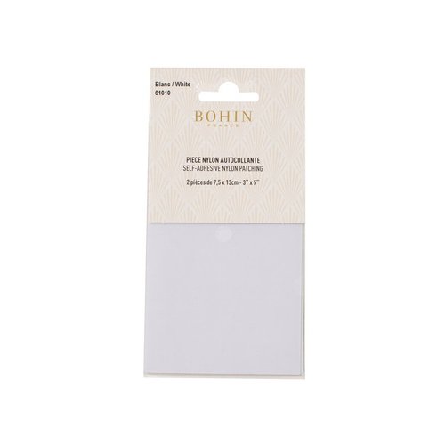 Nylon autocollants - blanc - 7,5 x 13 cm bohin 61010