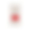 Percale thermocollante pour réparations - 100% percale de coton - 12 x 45 - rouge bohin 61518