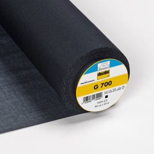 Thermocollant tissé g700 noir de la marque vlieseline - coupon de 3 mètres