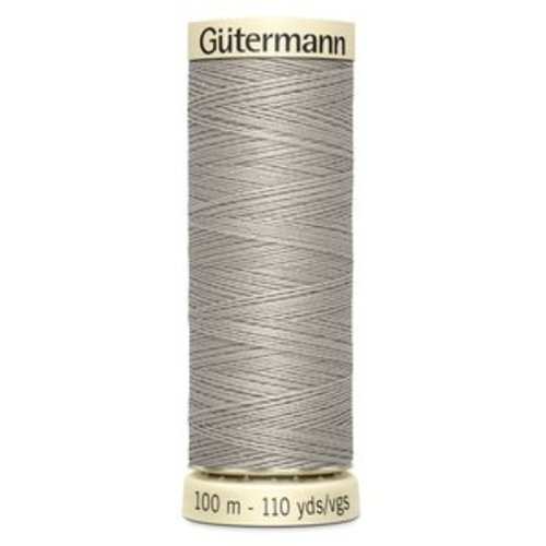 Fil à coudre gris gutermann 100 m col. 118