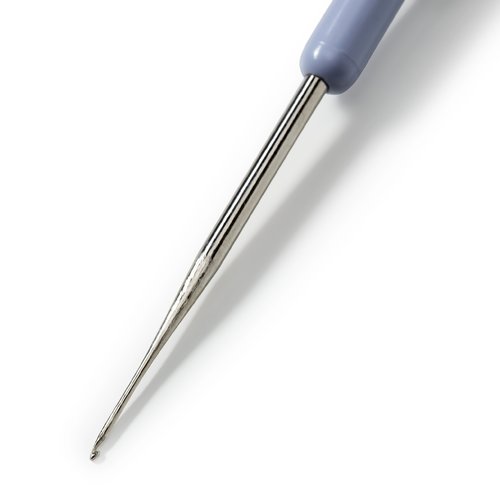 Crochet pour soie/coton avec manche plastique, 0.75mm prym 175325
