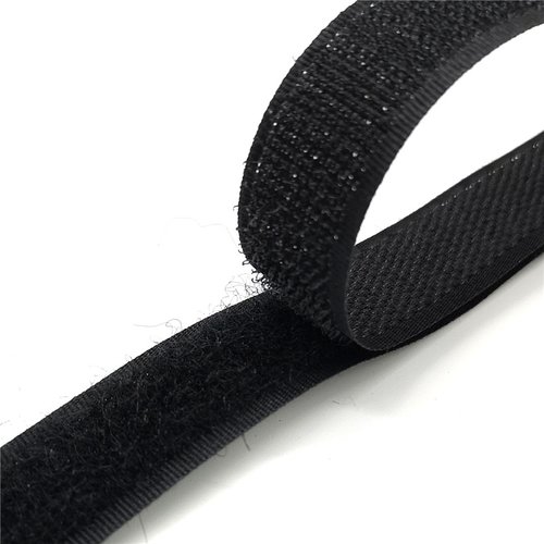 25m ruban auto-agrippant 20mm noir à coudre prym