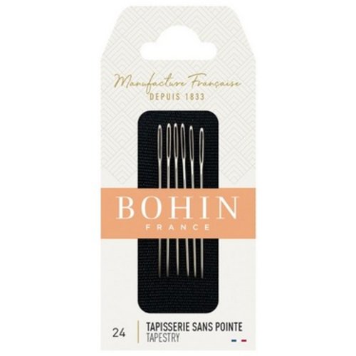 Aiguilles à canevas - bout rond n°24 bohin 00836