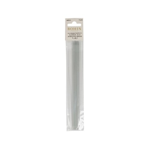 Aiguilles double pointe n°3 bohin 68510