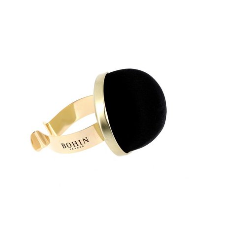 Bracelet porte épingles - bracelet métallique - noir bohin 75590