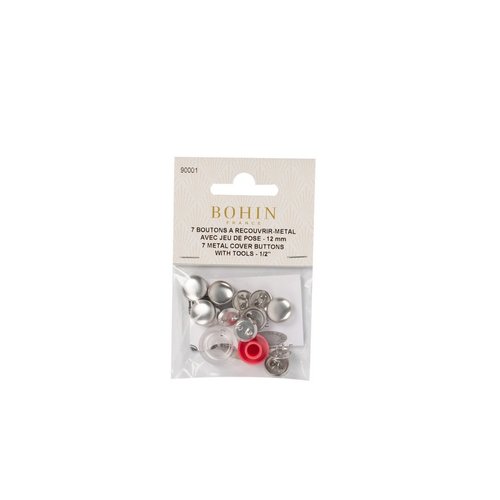 Boutons à recouvrir 12 mm bohin 90001