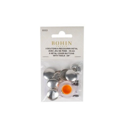 Boutons à recouvrir 18 mm bohin 90003