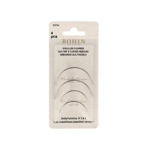 Aiguilles courbes assortiment n°2 et 3 bohin 83794
