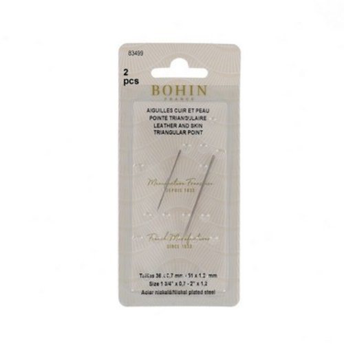 Aiguilles spécial cuir - assortiment n°3/0, 5 bohin 83499
