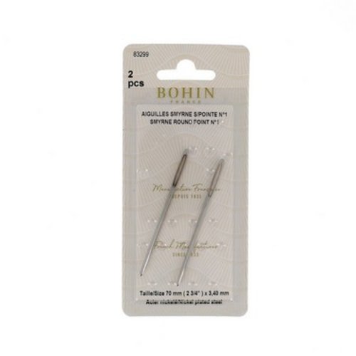 Aiguilles smyrne sans pointe n°1 x 2 bohin 83299