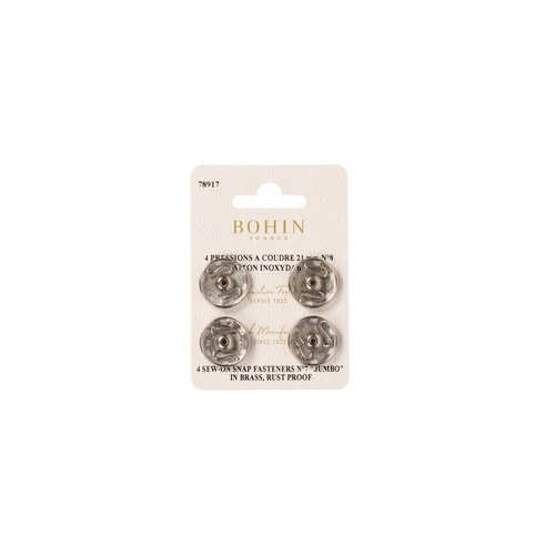 Pression à coudre 21 mm argent bohin 78917