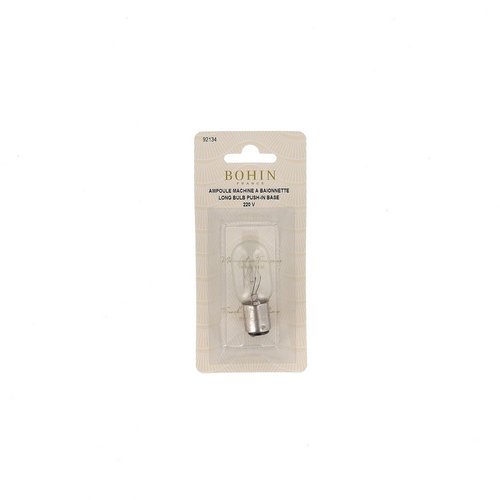 Ampoule machine à coudre 220v - à baïonnette bohin 92134