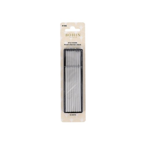 Recharge de mines pour crayon craie x 16 blanc bohin 91482