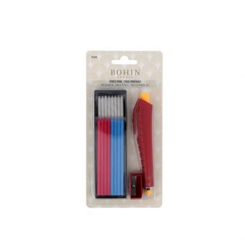 Crayon craie porte-mine + 16 mines assorties ø 3,8 mm bohin 91493