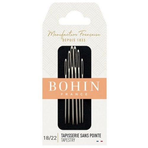 Aiguilles à tapisserie sans pointes 18/22 bohin 00878