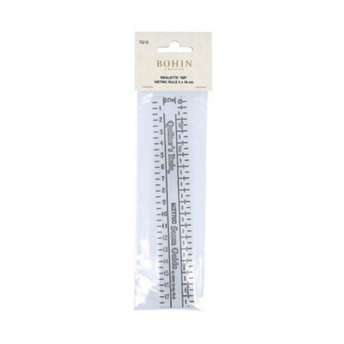 Règle de couture patchwork 3 cm x 18 cm bohin 75216