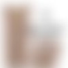 Fermeture eclair métal beige antilope 8cm non séparable pour jean's de la marque eclair prym z14