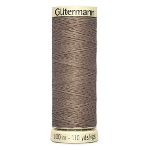 Fil  à coudre beige foncé 100m  gutermann col. 199
