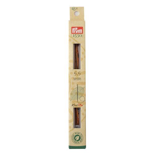 Pointe de crochet tunisien en bois 5.5mm prym 223725