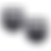 Boucles de réglage 40mm plastique noir prym 416392