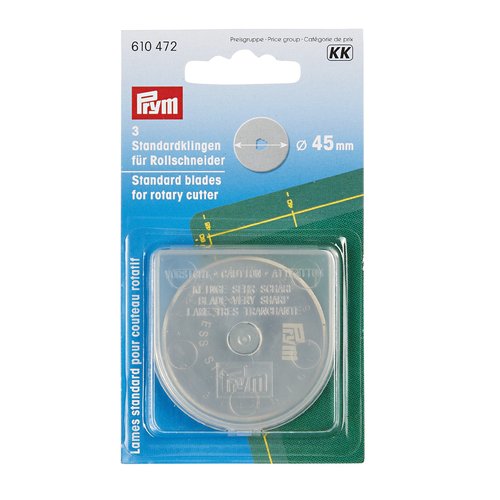 Lames de rechange pour couteaux rotatifs 45mm prym 610472