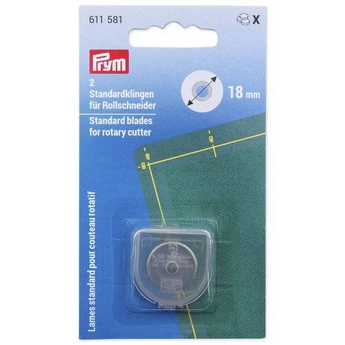 Lames de rechange pour couteaux rotatifs 18mm prym 611581