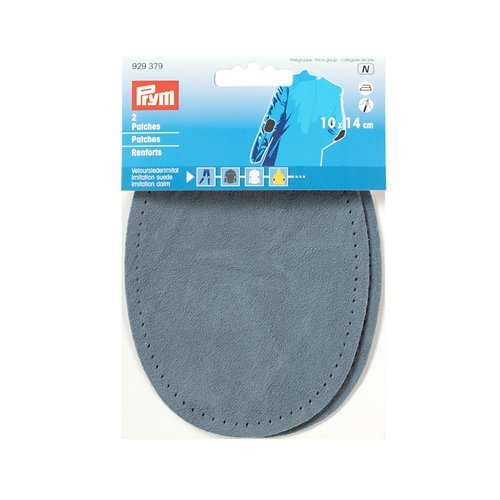 Renfort coude genou 10x14cm bleu moyen thermocollants et/ou à coudre prym 929379