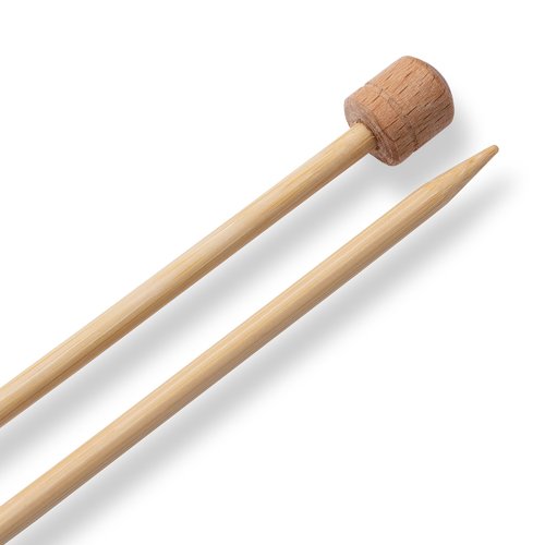 Aiguilles à tricoter à boule bambou prym 1530, 33cm, 4,50mm prym  222116