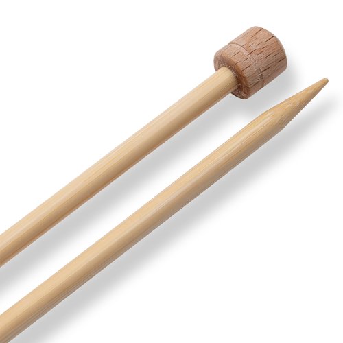 Aiguilles à tricoter à boule bambou prym 1530, 33cm, 5,50mm prym  222118