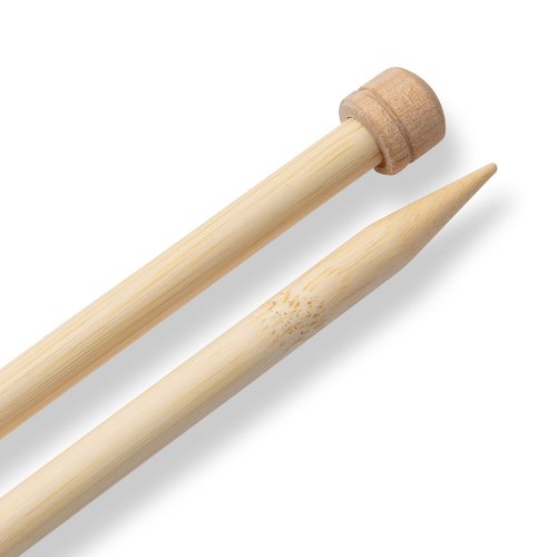 Aiguilles à tricoter à boule bambou prym 1530, 33cm, 9,00mm prym  222109