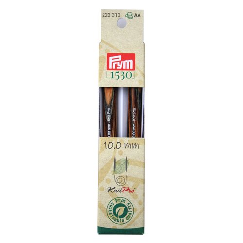Pointes d'aiguilles à tricoter bois 10 longues prym pour aiguilles circulaires 223313