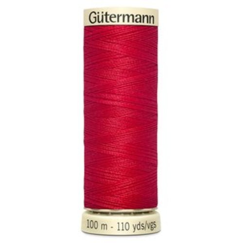 Fil à  coudre fil gutermann  rouge - gutermann  col. 156 -
