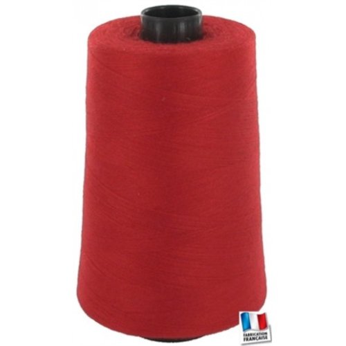 Cône surjeteuse fil au chinois 5000m coloris rouge 370
