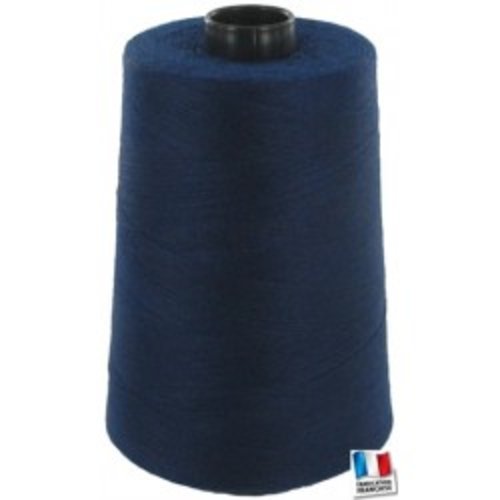 Cône surjeteuse fil au chinois 5000m coloris bleu marine 650