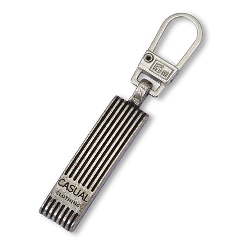 Tirette pour fermeture eclair casual argent antique prym 482139