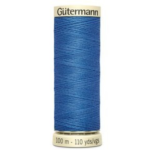 Fil à coudre gutermann 100 mètres bleu col. 311