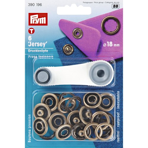 Boutons pression jersey laiton antique 18mm - prym 390196