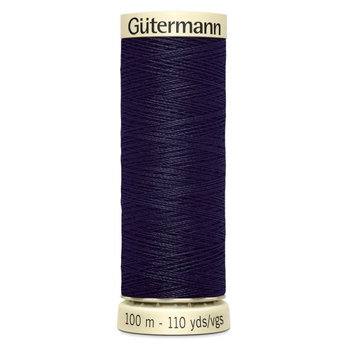 Fil  à coudre bleu marine gutermann col. 387