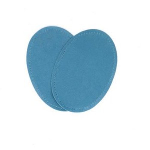 Renfort coude 9.5x14cm bleu ciel thermocollants et/ou à coudre bohin 63355