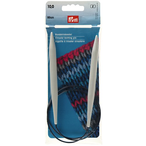 Aiguilles circulaires 80cm n°10  prym 211192